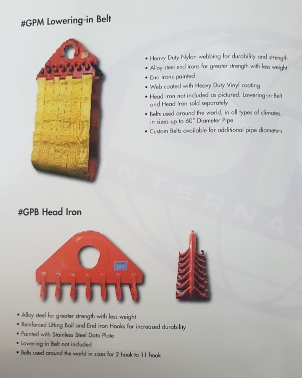 GMP lowering-in belt