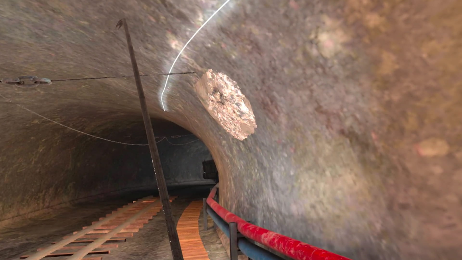 Underground Roof Fall Hazard Assessment-VR